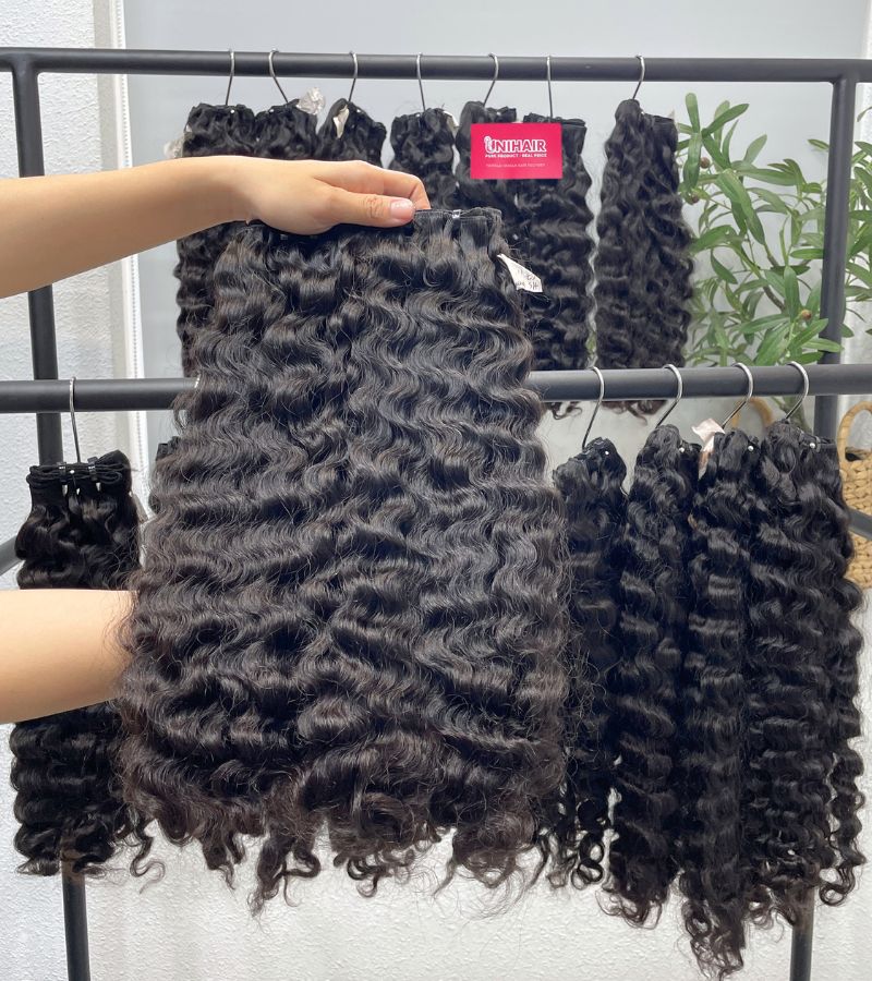 Burmese Curly Raw Hair