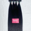 Natural Black Flat Tip Hair Extensions