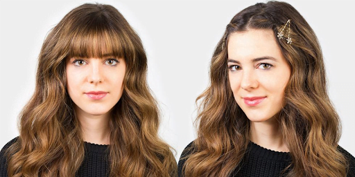 How to wear and style clip-in bangs extensions? 5 Putting clip-in bangs on