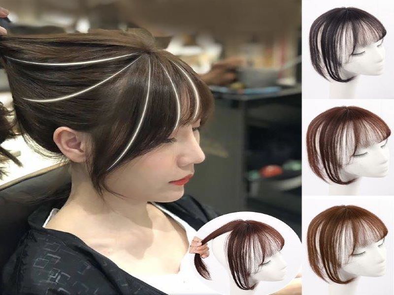 How to wear and style clip-in bangs extensions? 2 Clip-In bangs