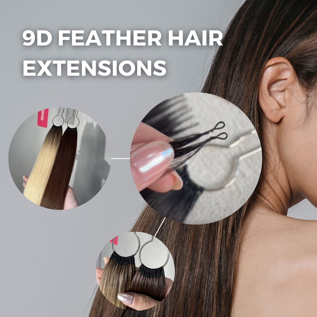 9D Feather Hair Extensions: Unlocking the Hottest Trend This Autumn 3 9D Feather Hair Extensions
