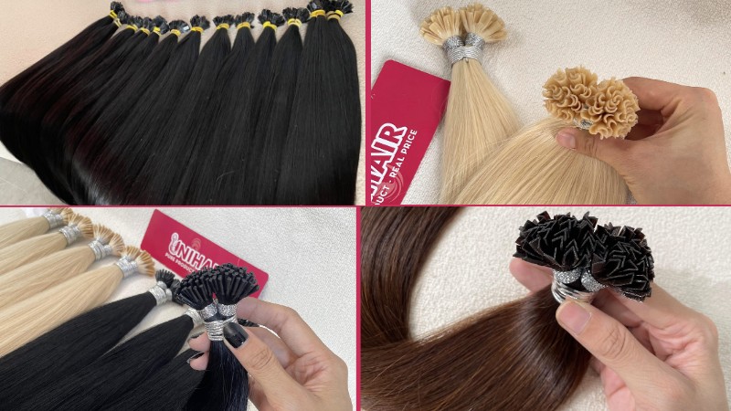 How Much Are Hair Extensions? 6 Key Factors Affecting the Cost 4 flat u i v tip hair