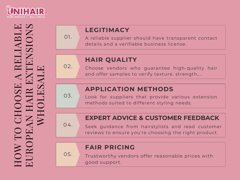 Top 6 European Hair Vendors for Premium Extensions 2025 5 European Hair Vendors