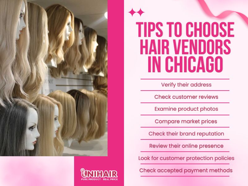 Top 10 Hair Vendors in Chicago: Wigs & Extensions 2025 3 Tips to choose wholesale hair vendors in Chicago