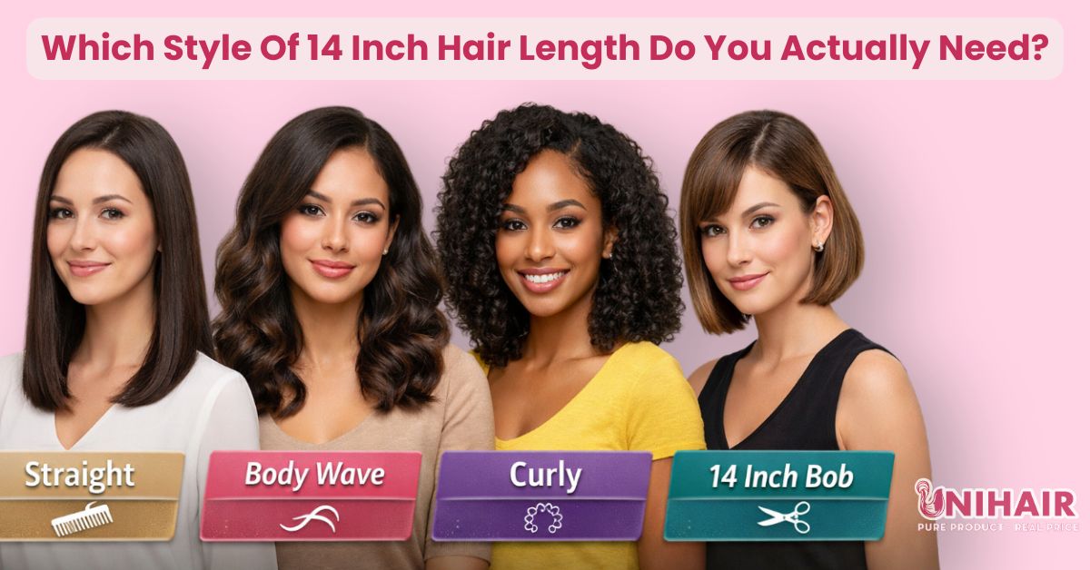14 Inch Hair Length for Sale: Premium Bundles & Wigs at Factory Price 4 Which Style Of 14 Inch Hair Length Do You Actually Need?