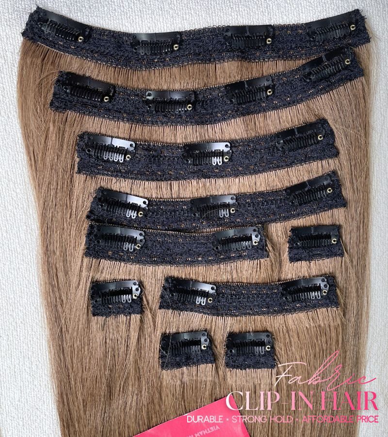Fabric Clip-In Hair Extensions