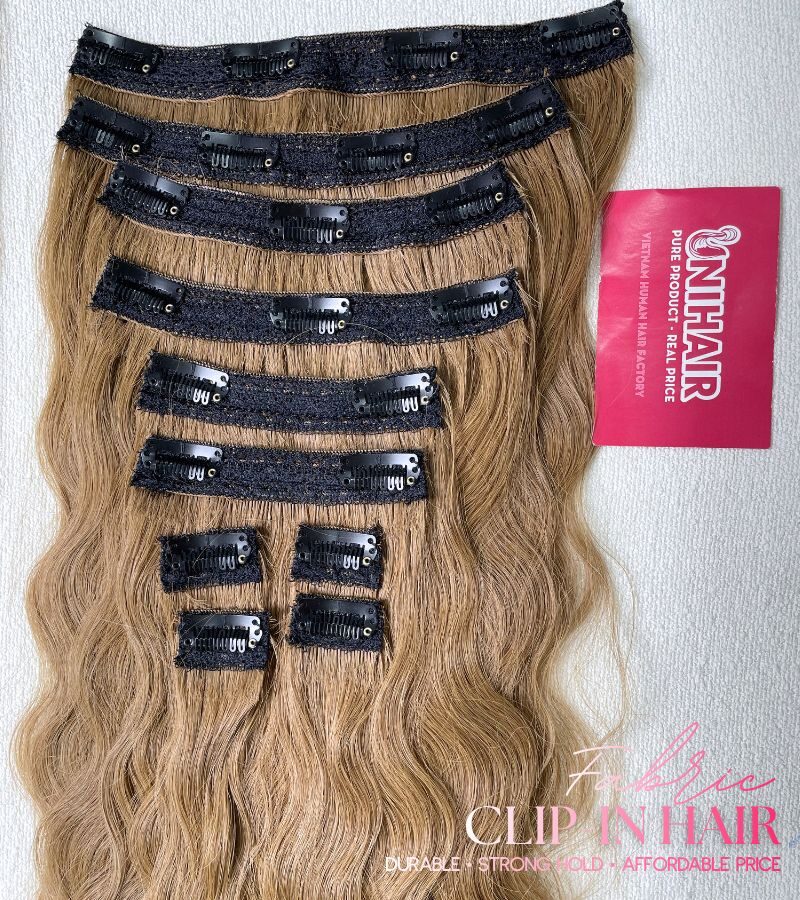 Wavy Fabric Clip-In Hair Extensions