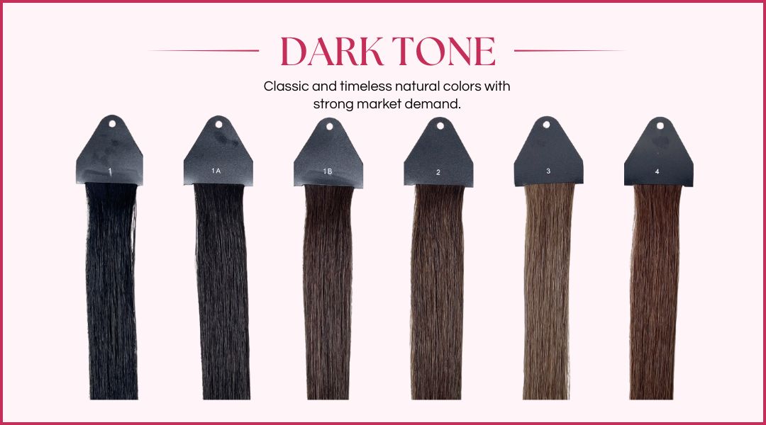Unihairvn Dark Color Chart