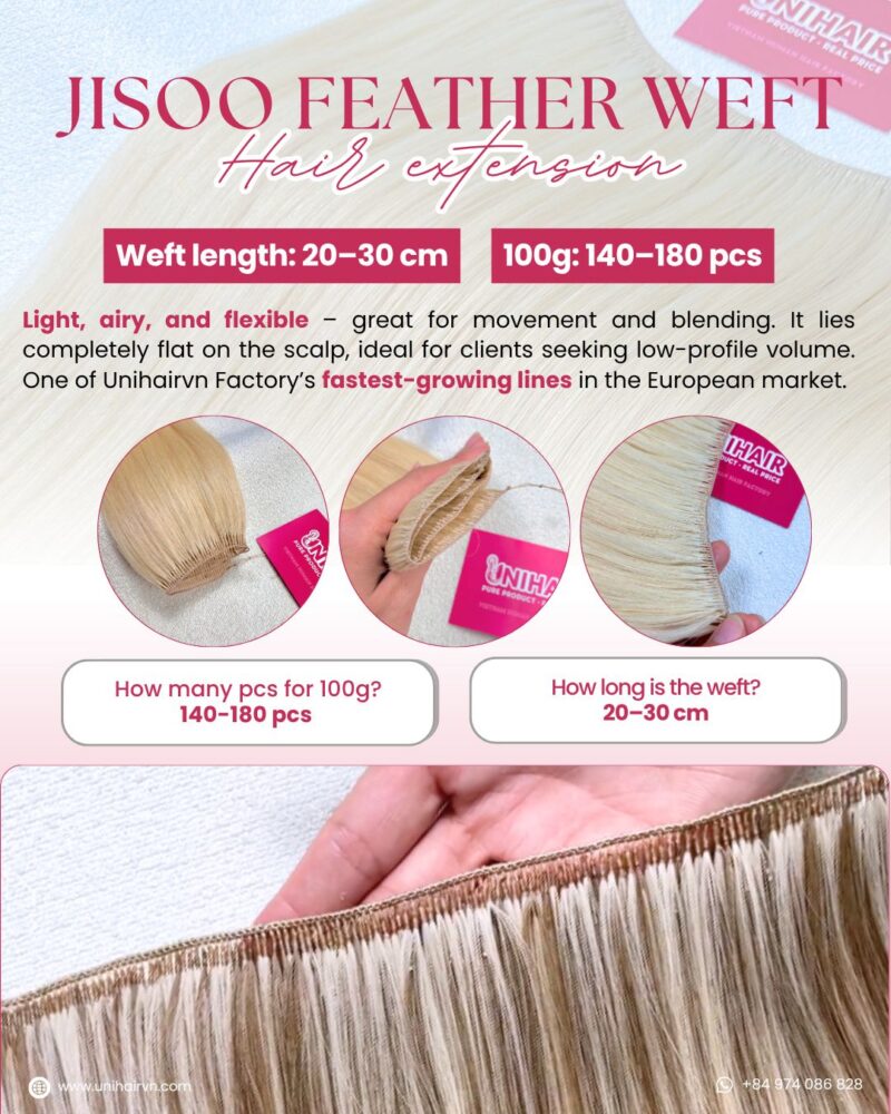 Jisoo Feather Weft Hair Extension
