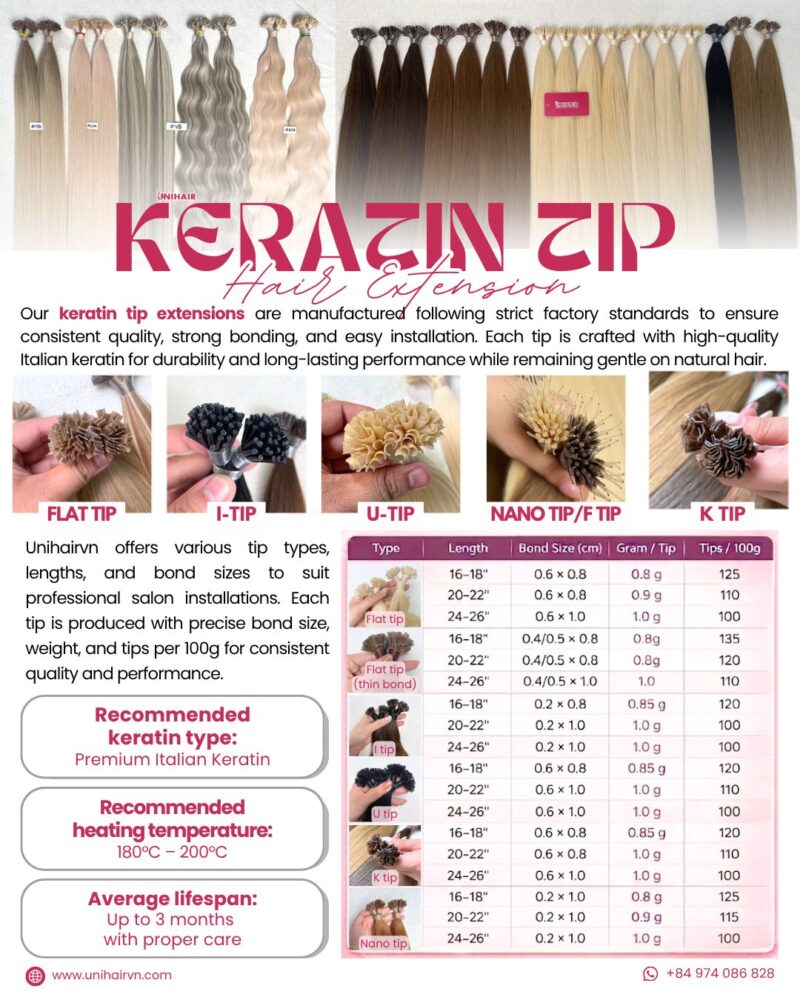 Keratin Tip Hair Extension