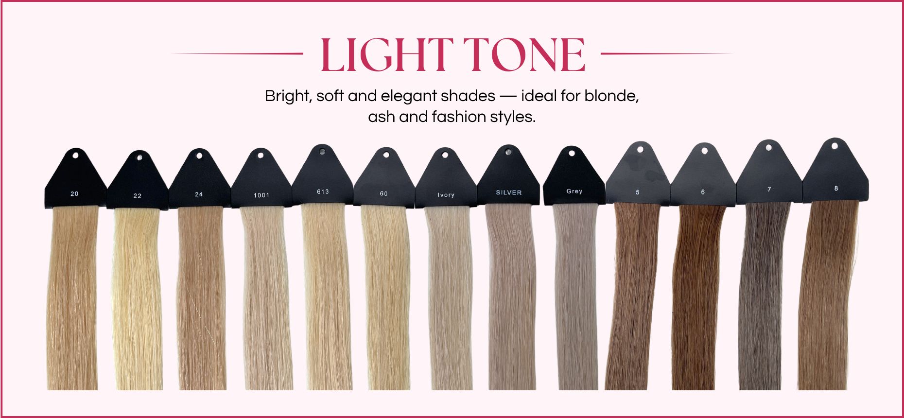 Unihairvn Light Color Chart