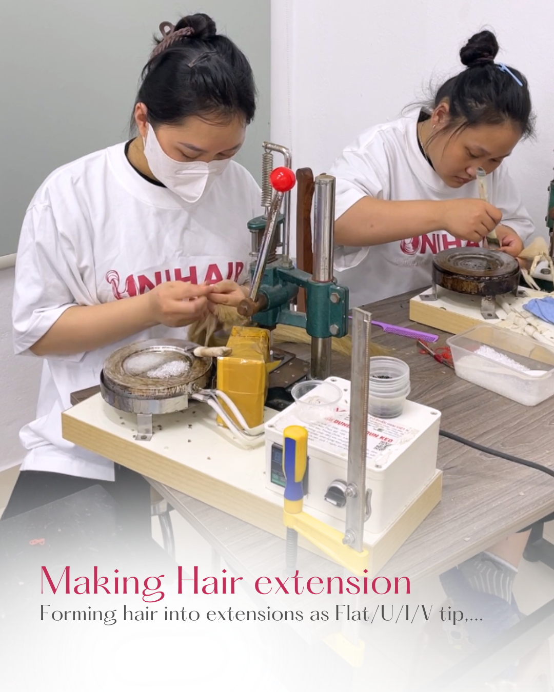 making-hair-extensions