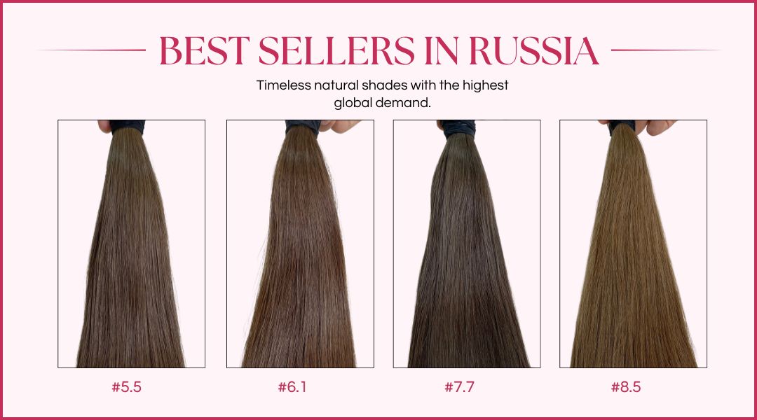Unihairvn Russian Color Chart