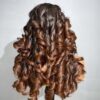 Body Wave Frontal Wig 22 Inches - 13x4 Ombre Brown Tip Wig