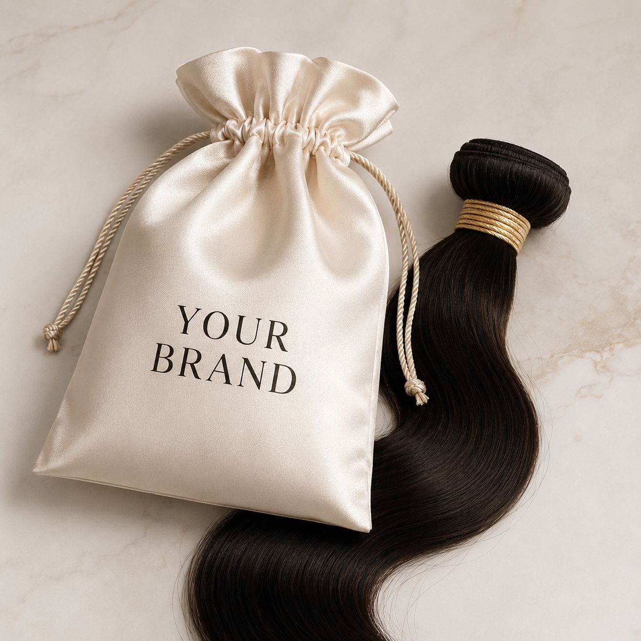 CUSTOM SATIN BAG
