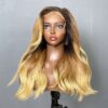 Ombre Golden Blonde Body Wave Wig 18 Inches - 13x6 HD Frontal Wig