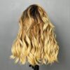 Ombre Golden Blonde Body Wave Wig 18 Inches - 13x6 HD Frontal Wig