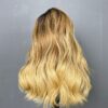 Ombre Golden Blonde Body Wave Wig 18 Inches - 13x6 HD Frontal Wig