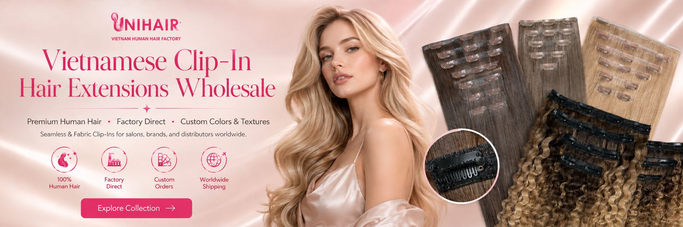 Clip-In Hair Extensions