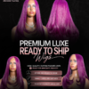 Layered Luxe Purple Bone Straight Wig 20 Inches - 4x4 Closure Wig