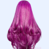 Layered Luxe Purple Bone Straight Wig 20 Inches - 4x4 Closure Wig