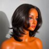 Straight Bob Wig 10 Inches | 2x6 Closure Natural Black Wig
