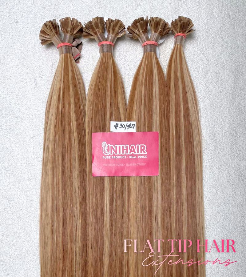 #30/27 Flat Tip Hair Extensions