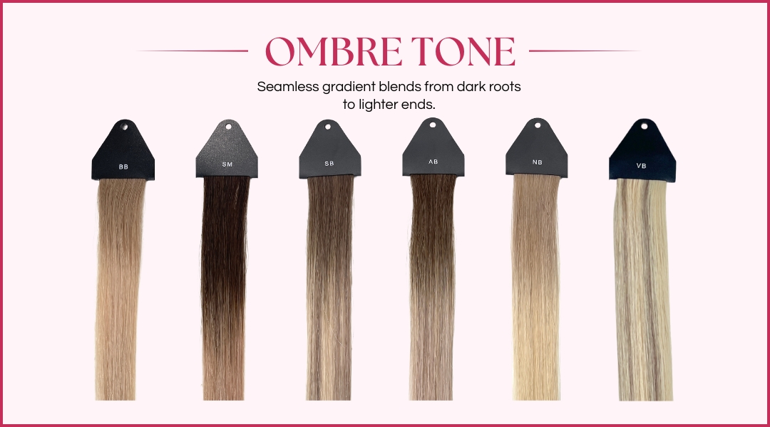 Unihairvn Ombre Color Chart
